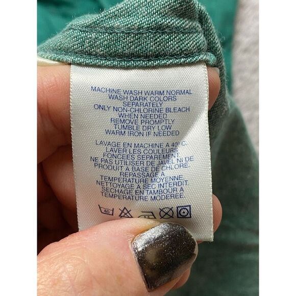 VTG Kodiak Shirt Womens 2XL XXL Kelly Green Embroidered Brown Grizzly‎ Bear 90s - Picture 4 of 9